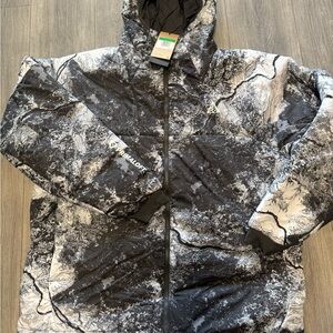 $225 Nike ACG Rope de Dope Therma-Fit Jacket Men XL Black White FN7113-060 New